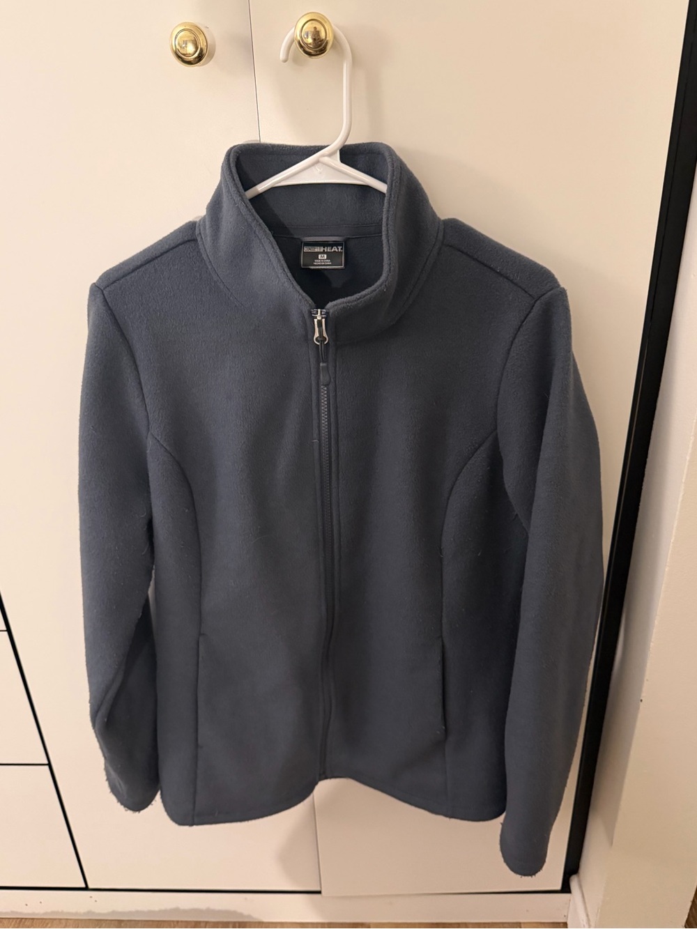 32 Degrees Dark Gray Full-Zip Fleece Jacket